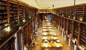 salle de lecture de la Bibliothèque Mazarine